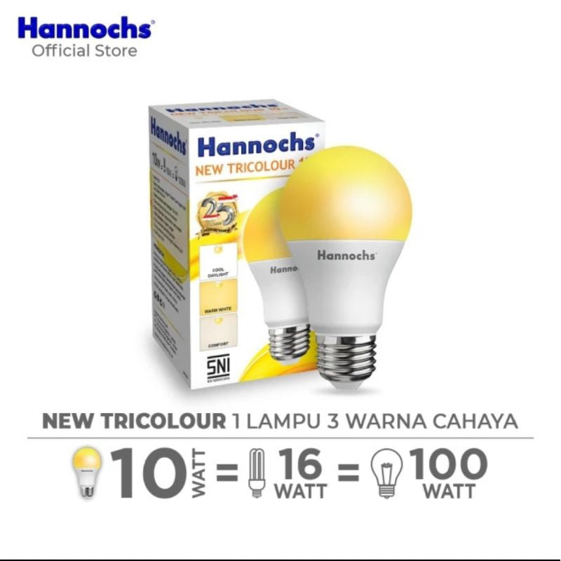 Pekanbaru Lampu Hannochs Led New Tricolour 10W Dan 12W