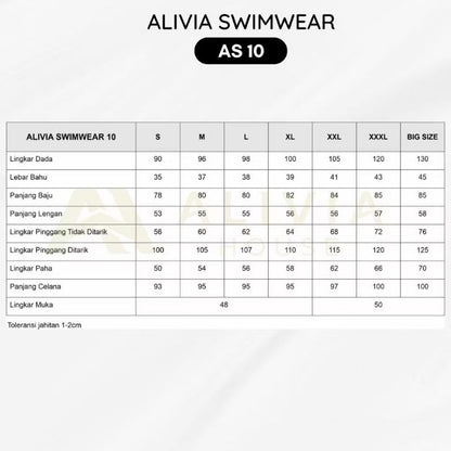 Pekanbaru Alivia Swimwear As10 - Baju Renang Muslimah Syari Dewasa Wanita Muslim