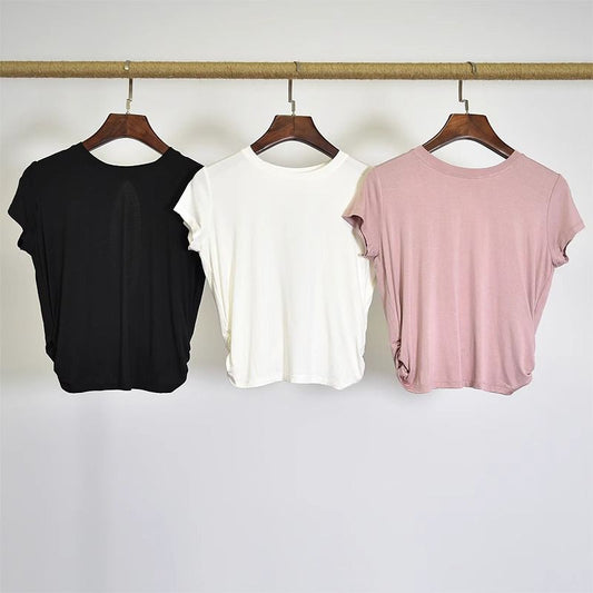 Pekanbaru JevyActive - WM007SS - Minji Top - Baju Olahraga Wanita - Baju Lengan Pendek
