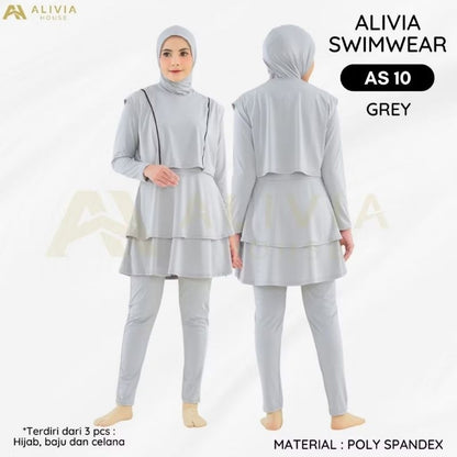 Pekanbaru Alivia Swimwear As10 - Baju Renang Muslimah Syari Dewasa Wanita Muslim