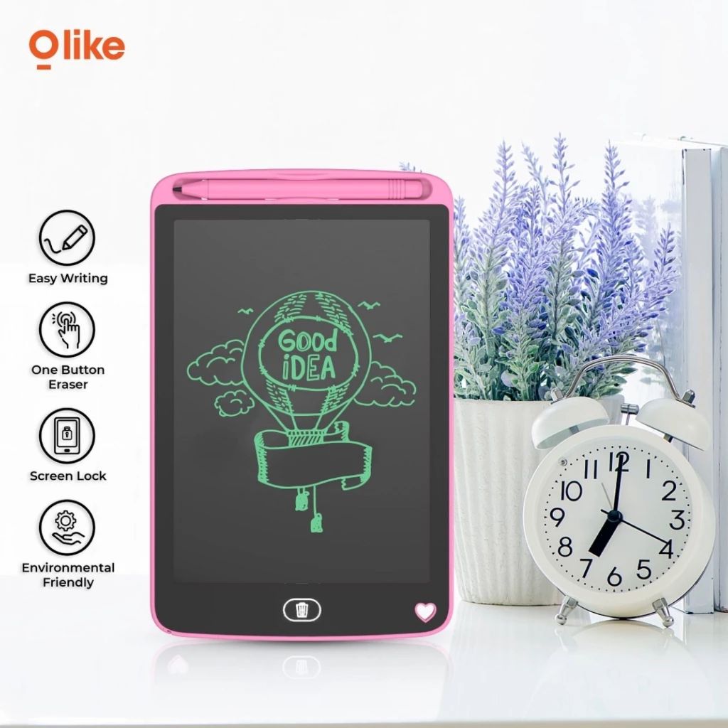 Papan Tulis LCD 8.5 Inch Original OLIKE LCD Drawing Board Pad Writing Tablet 8.5 Inch