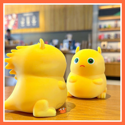 [littlecrab] Mainan Squishy Nailong Pencet Dino Kuning Stress Relief Squish Mainan Remas Gemoy