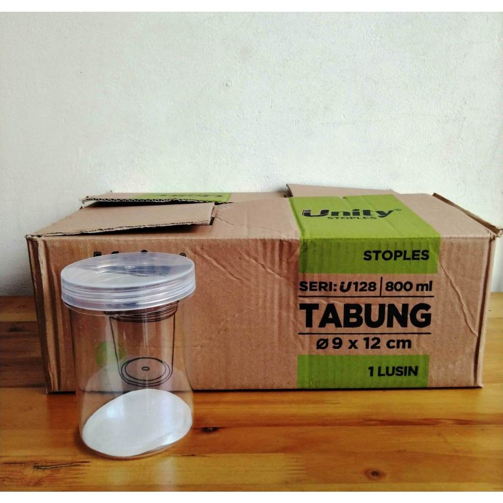 Pekanbaru Toples Unity U 128 (800Gml) Tabung Per Box (Instan Only)