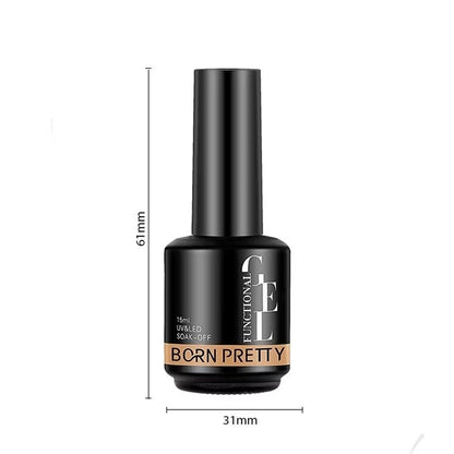 Pekanbaru [Bpom] Born Pretty 15Ml Kutek Gel Base Coat Nail Gel Top Coat Kutek Nail Art Kuku Kutek Gel Uv