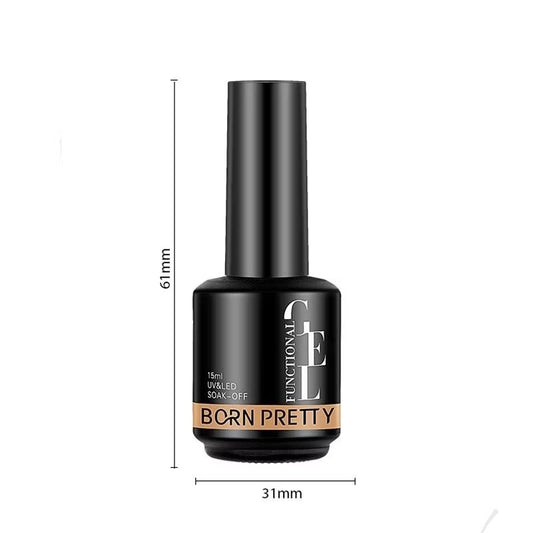 Pekanbaru [Bpom] Born Pretty 15Ml Kutek Gel Base Coat Nail Gel Top Coat Kutek Nail Art Kuku Kutek Gel Uv
