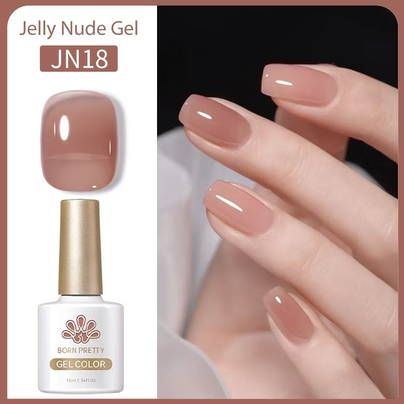 Pekanbaru [Bpom] Born Pretty 10Ml Wine Red Jelly Gel Polish Red Kutek Gel Classic Red Gel