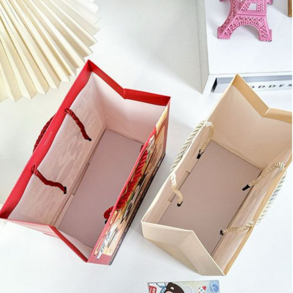 [littlecrab] Paper Bag Crazy Zoo Capybara Koala Panda Tas Kado Goodie Bag Kartun Tali Atas Souvenir