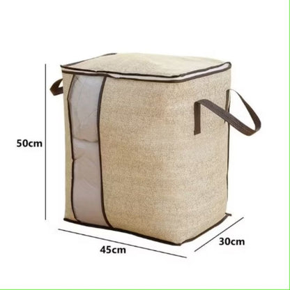Pekanbaru Bamboo Storage Box Lemari Tempat Penyimpanan Baju Organizer Box