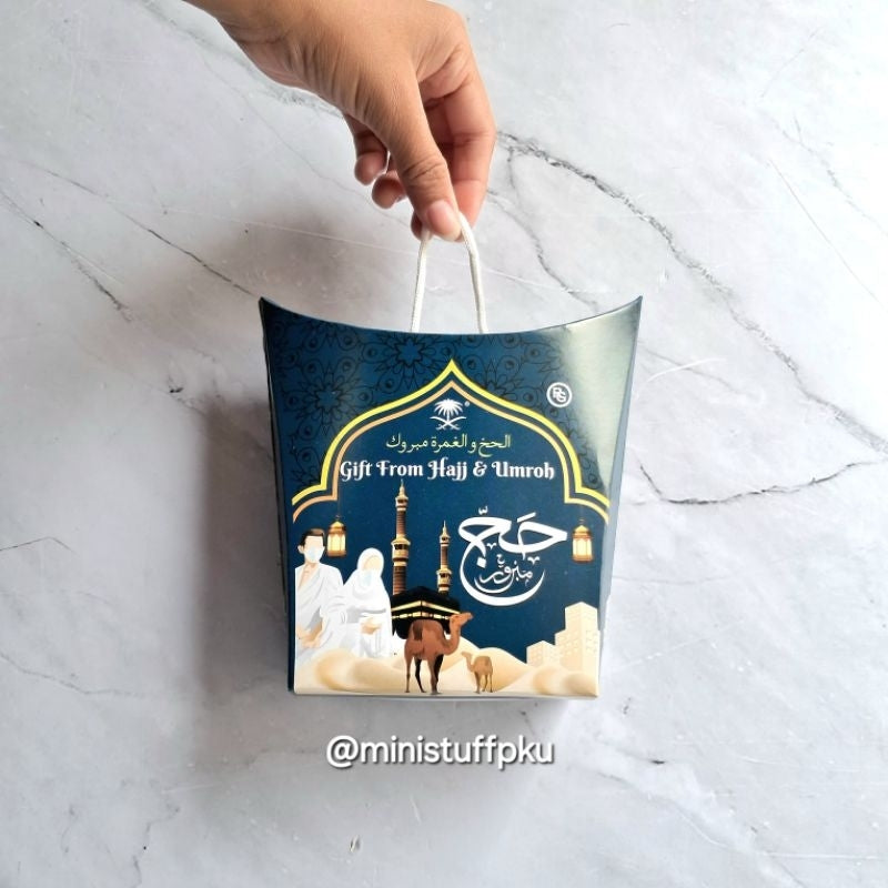 (1 PCS) Dus Tali Jinjing Oleh Oleh Haji dan Umrah Kemasan Box Gift Tengteng