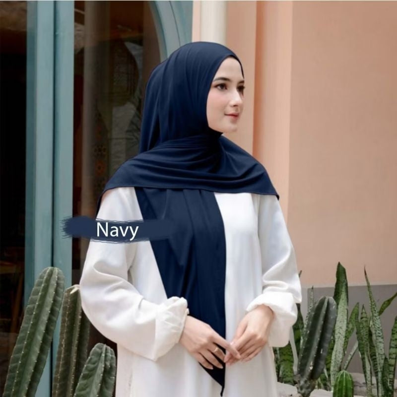 Pekanbaru Hijab Instan Segitiga Jersey Premium