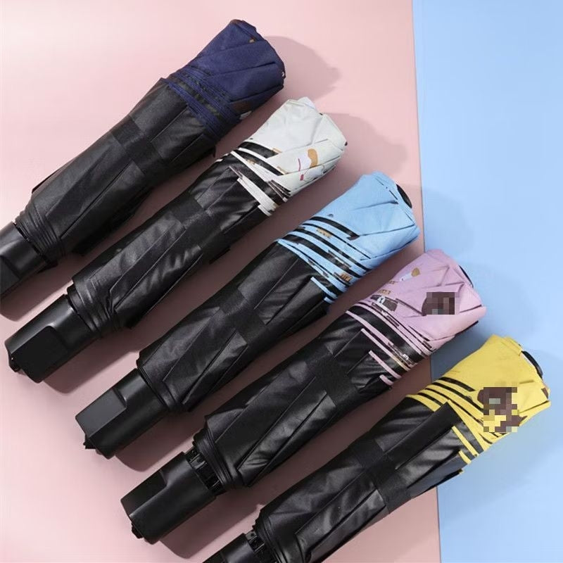 Pekanbaru Payung Lipat Motif Bear Payung Anti Uv Folding Umbrella Karakter Beruang