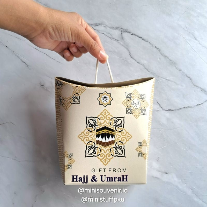(1 PCS) Dus Tali Jinjing Oleh Oleh Haji dan Umrah Kemasan Box Gift Tengteng