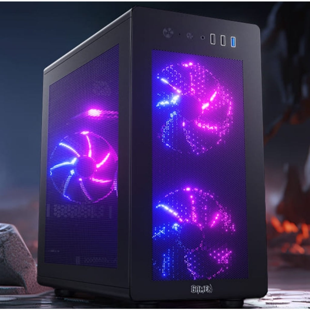 Pekanbaru Gamen Gaming Computer Case Gcs110 Without Fans (Usb 3.0)