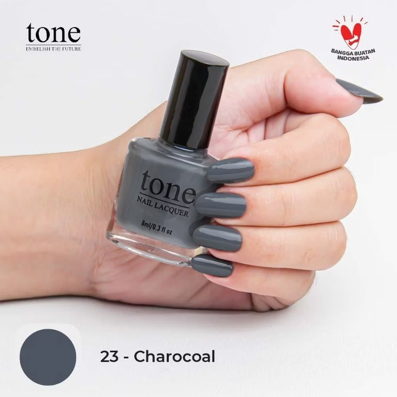 Pekanbaru Lacquer Kutek Tone Nail  Nude Halal Murah 8Ml | Cat Kuku Tone Nail Polish 8Ml