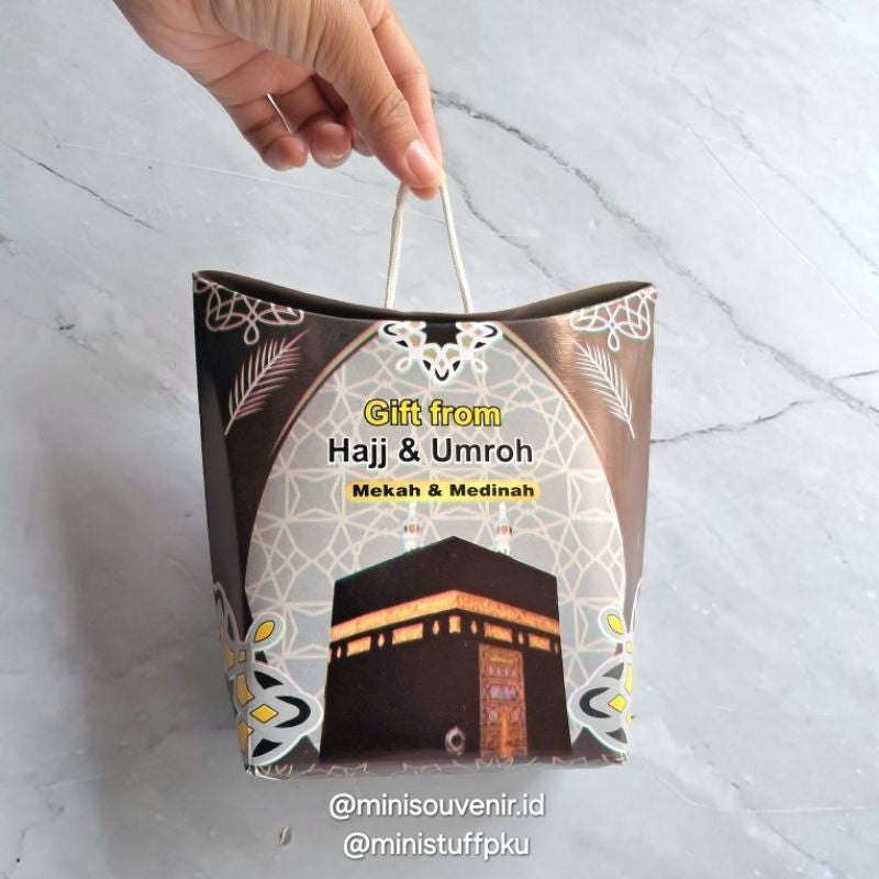 (1 PCS) Dus Tali Jinjing Oleh Oleh Haji dan Umrah Kemasan Box Gift Tengteng