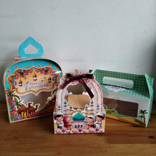 Pekanbaru Kotak Hampers Idul Fitri / Lebaran Handle Kertas