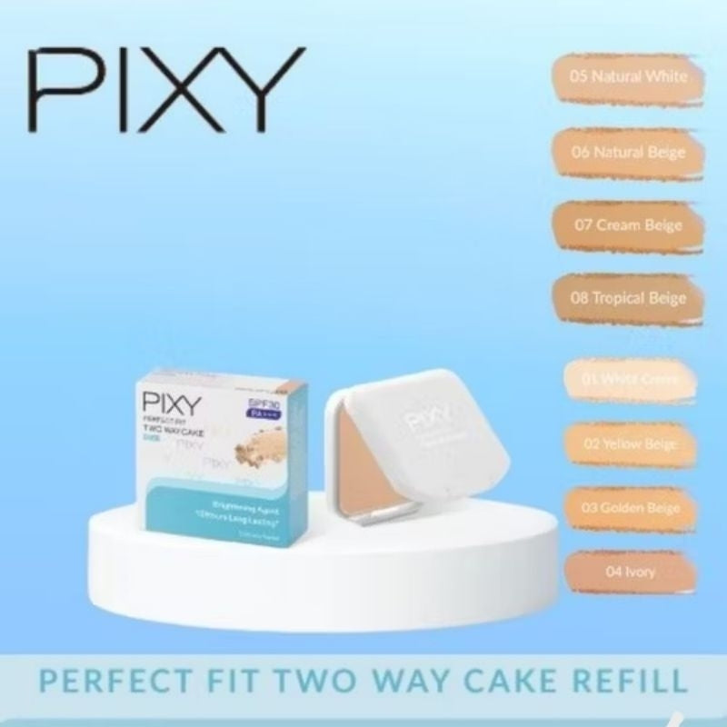 Pekanbaru Refill Pixy Whitening Two Way Cake Perfect Fit Promo Termurah