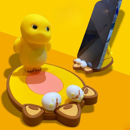 [littlecrab] Phone Holder Motif Nailong Dino Kuning Sandaran HP Tatakan Tablet Stand Unik Lucu