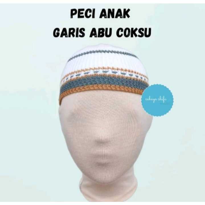 Peci Rajut Anak Usia 1-3 Tahun Premium / Kopiah Anak / Songkok Rajut Anak / Peci Anak Polos