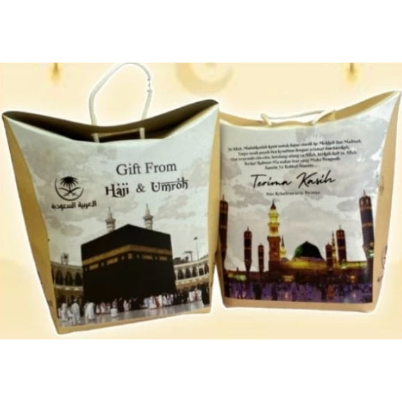 (1 PCS) Dus Tali Jinjing Oleh Oleh Haji dan Umrah Kemasan Box Gift Tengteng