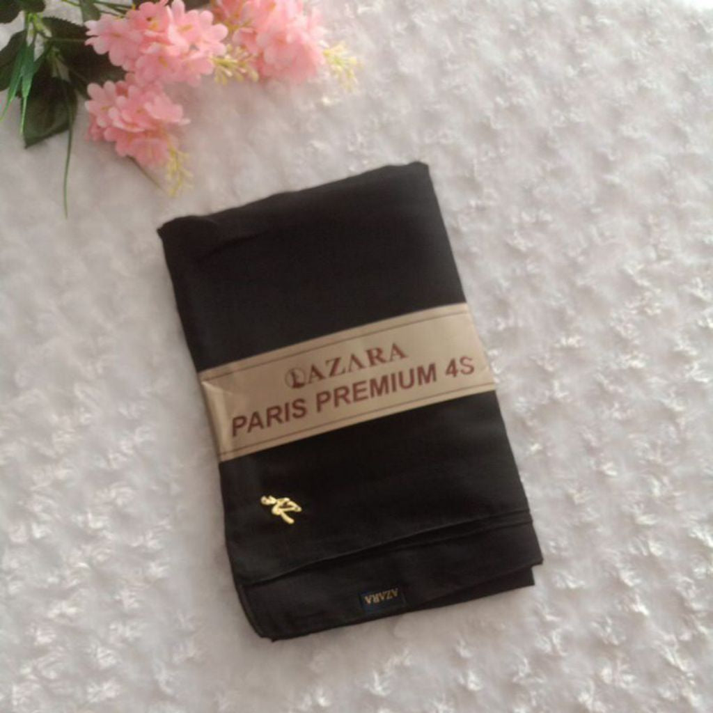 Pekanbaru Jilbab azara paris premium logo / Jilbab lotus (tanpa logo)kualitas kain azzara