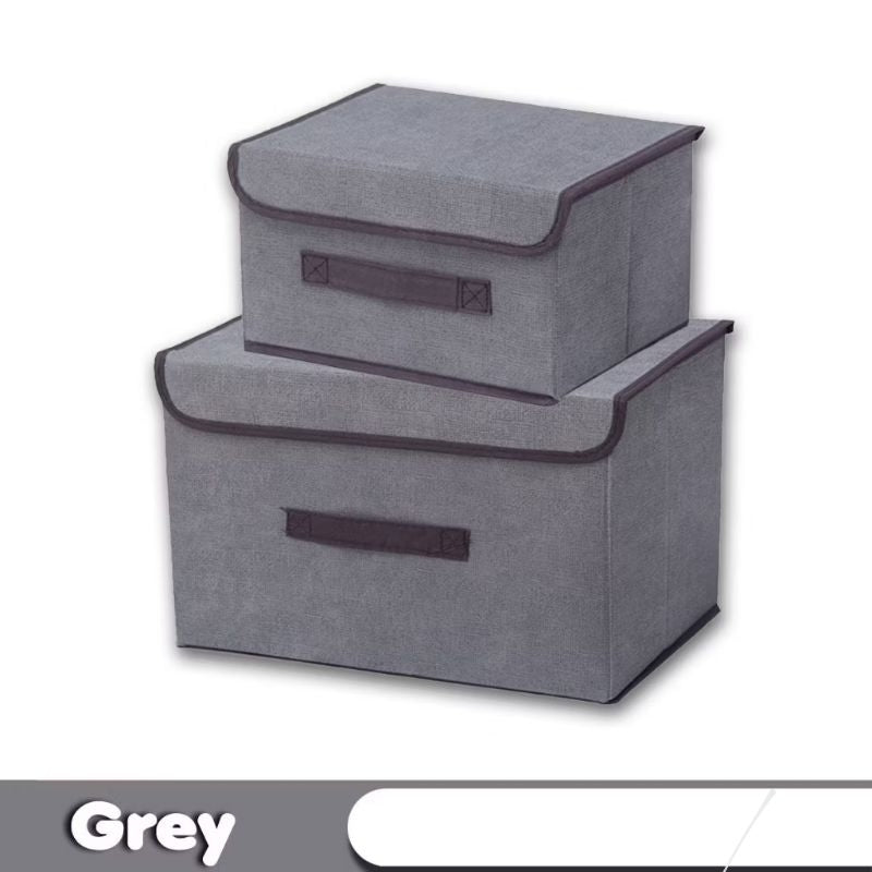 Pekanbaru (2 In 1 )Storage Box 2In1 Box Organizer Tempat Penyimpanan Baju Mainan Ukuran