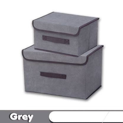 Pekanbaru (2 In 1 )Storage Box 2In1 Box Organizer Tempat Penyimpanan Baju Mainan Ukuran