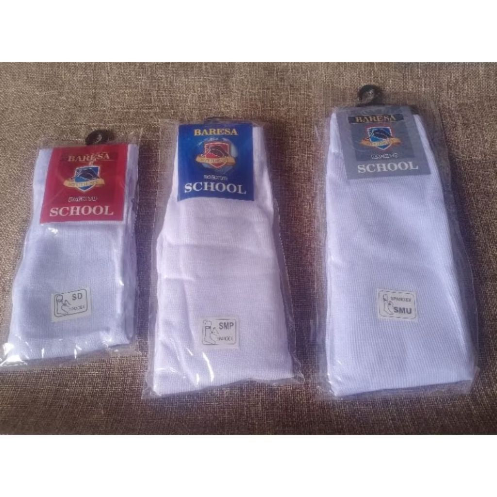 Pekanbaru kaos kaki sekolah putih polos