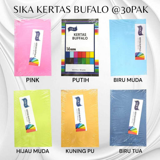 Pekanbaru Sika Kertas Bufalo Warna/ Kertas Jilid Sika