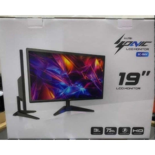 Pekanbaru Monitor Led Bulldozer Sonic 19" 75Hz 3Ms Hdmi