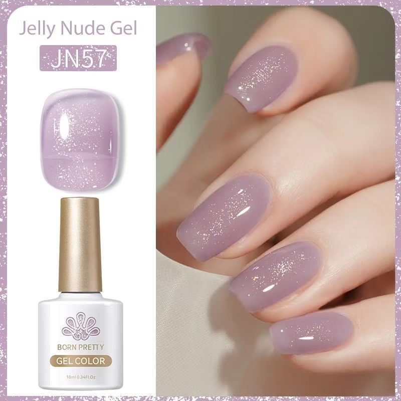 Pekanbaru [Bpom] Born Pretty 10Ml Wine Red Jelly Gel Polish Red Kutek Gel Classic Red Gel