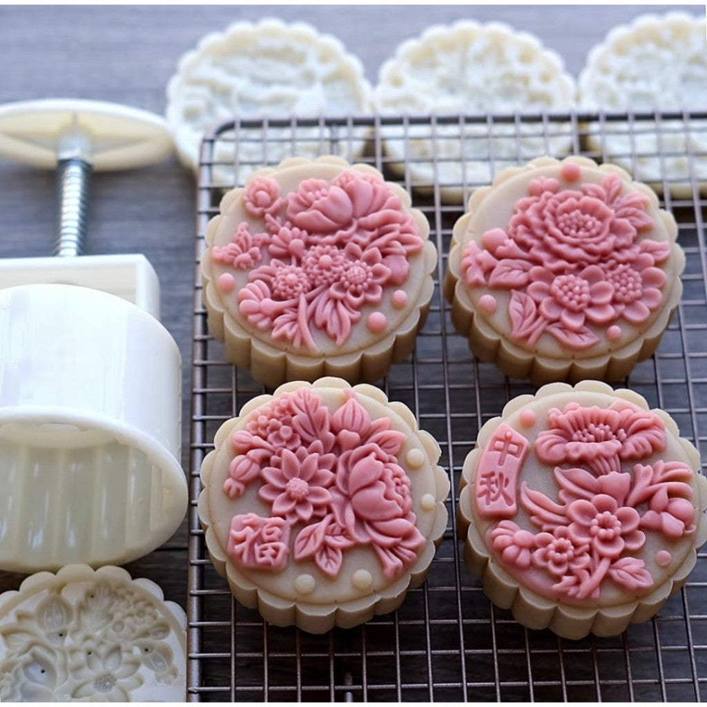 Pekanbaru Cetakan Mooncake / Kue Bulan Plastik Tebal 125Gr