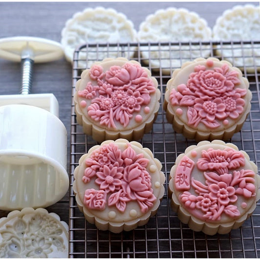 Pekanbaru Cetakan Mooncake / Kue Bulan Plastik Tebal 125Gr