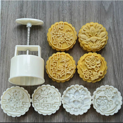 Pekanbaru Cetakan Mooncake / Kue Bulan Plastik Tebal 125Gr