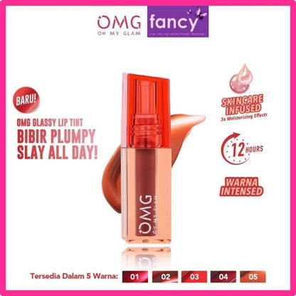Pekanbaru Omg Glassy Lip Tint 2G Oh My Glam Lip Tint Warna Intense Tahan 12 Jam Skincare