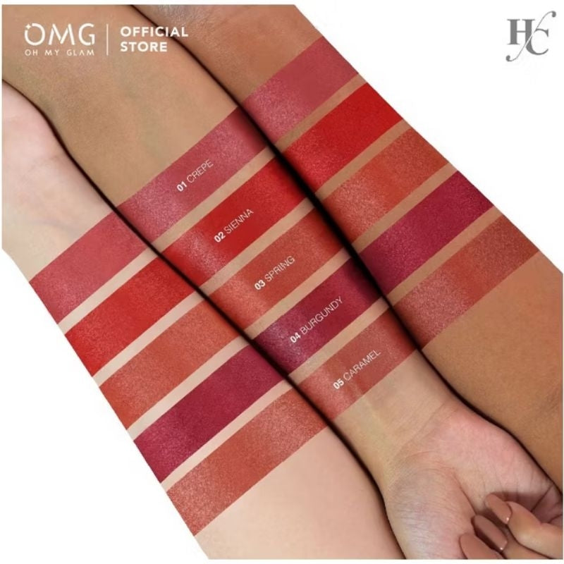 Pekanbaru Omg Glassy Lip Tint 2G Oh My Glam Lip Tint Warna Intense Tahan 12 Jam Skincare
