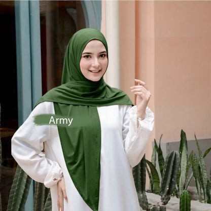 Pekanbaru Hijab Instan Segitiga Jersey Premium