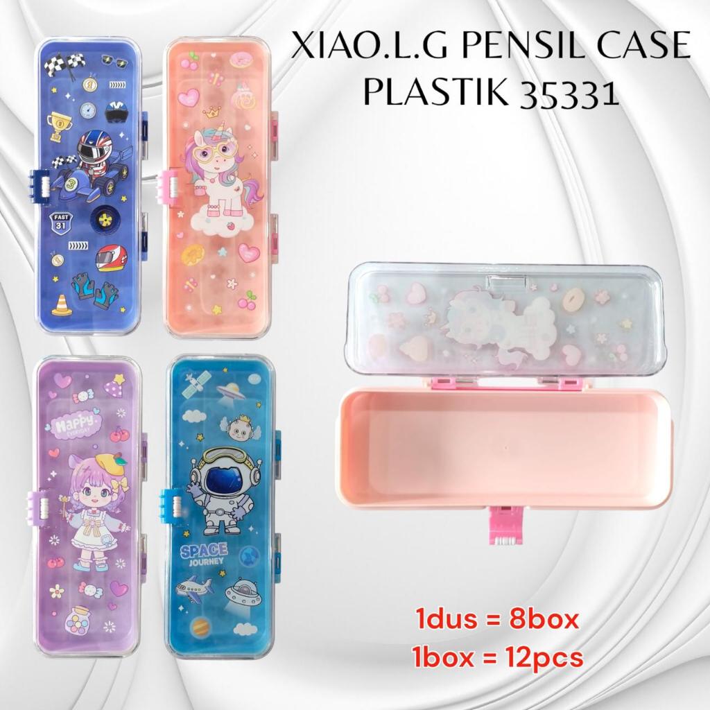 Pekanbaru Pensil Case Xiaolingjing Case  Plastik 35331
