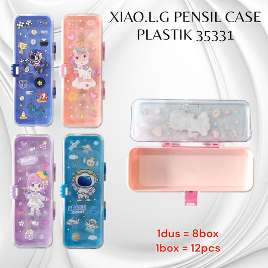 Pekanbaru Pensil Case Xiaolingjing Case  Plastik 35331