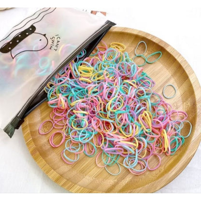 Pekanbaru Free Pouch - 1000Pcs S Ikat Rambut Karet Jepang Anak / Ikat Rambut