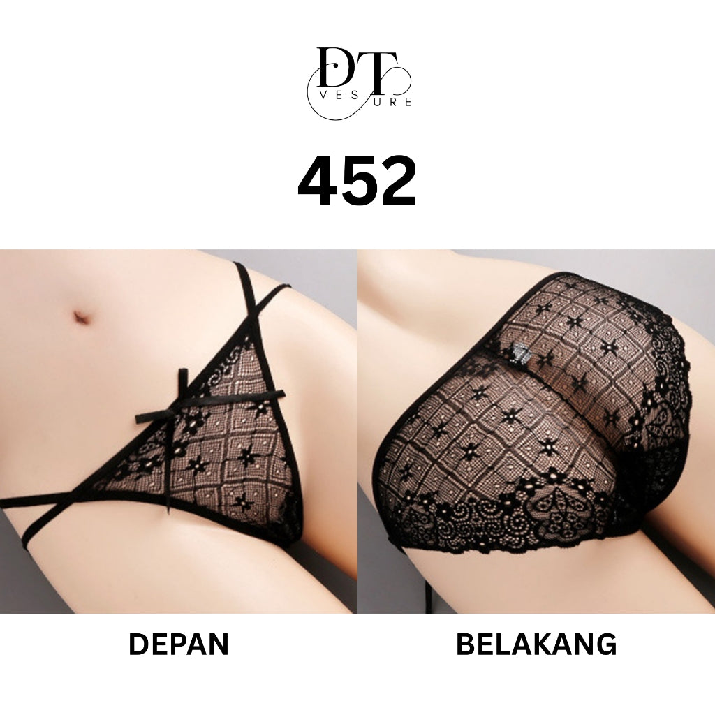Pekanbaru [] Celana Dalam Dnt-3 Wanita Seksi Free Size 16 Motif Seksi