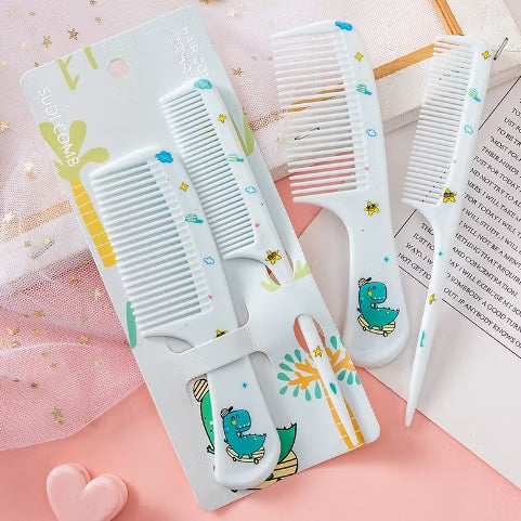 HR- Set Sisir Karakter Lucu / Sisir Anak Set Isi 2pcs Karakter Kartun Lucu