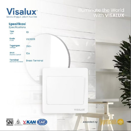 Pekanbaru Saklar Visalux Decor Series Vsd9011 Vsd9021 Vsd9031 Vsd9041 Vsd9016