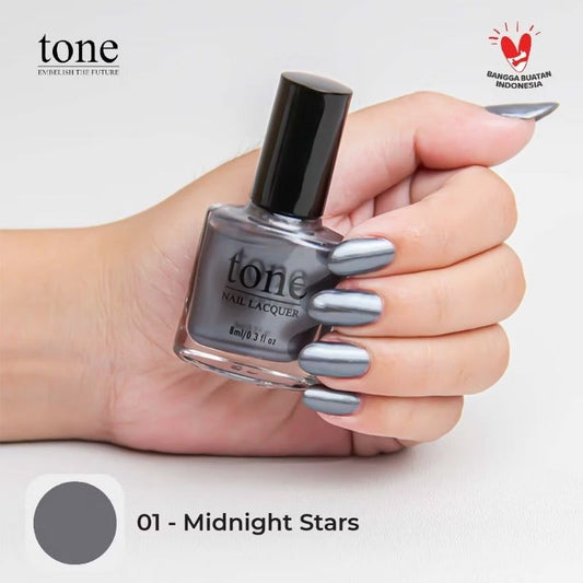 Pekanbaru Lacquer Kutek Tone Nail  Nude Halal Murah 8Ml | Cat Kuku Tone Nail Polish 8Ml