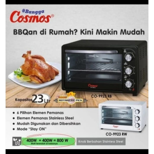 Pekanbaru Oven Cosmos Co 9923 Rb Oven Listrik / Oven Cosmos Kapasitas 23 Liter