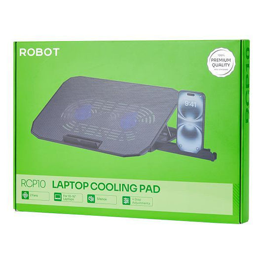 Pekanbaru Robot Laptop Cooling Pad Rcp10 Black
