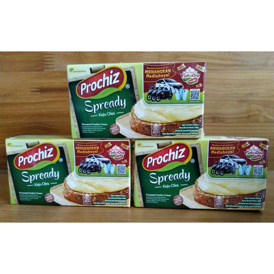 Pekanbaru Prochiz Cheddar Cheese / Keju Cheddar Olahan Berbagai Varian 160Gr