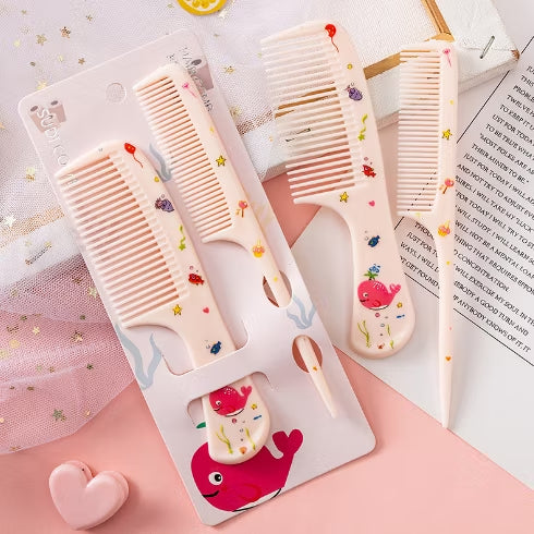 HR- Set Sisir Karakter Lucu / Sisir Anak Set Isi 2pcs Karakter Kartun Lucu