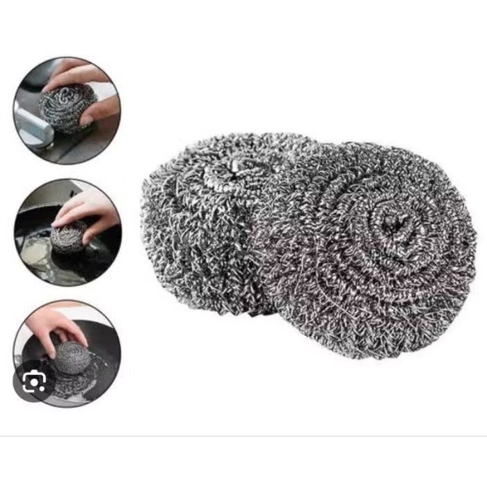 [HR] Sabut Stainless Kawat Cuci Piring Ekonomis Kemasan 1Pcs Pembersih Kerang Panci dan Piring
