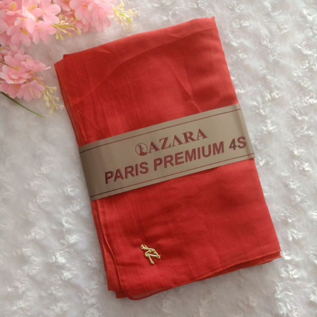 Pekanbaru Jilbab azara paris premium logo / Jilbab lotus (tanpa logo)kualitas kain azzara